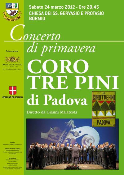 Concerto di Primavera a Bormio con il CORO TRE PINI